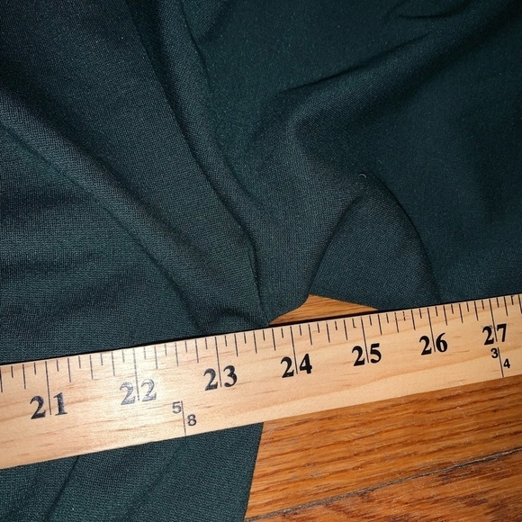 ELOQUII NWT size 18 XXL knee length dress plus size green puff sleeves holiday - Picture 5 of 9